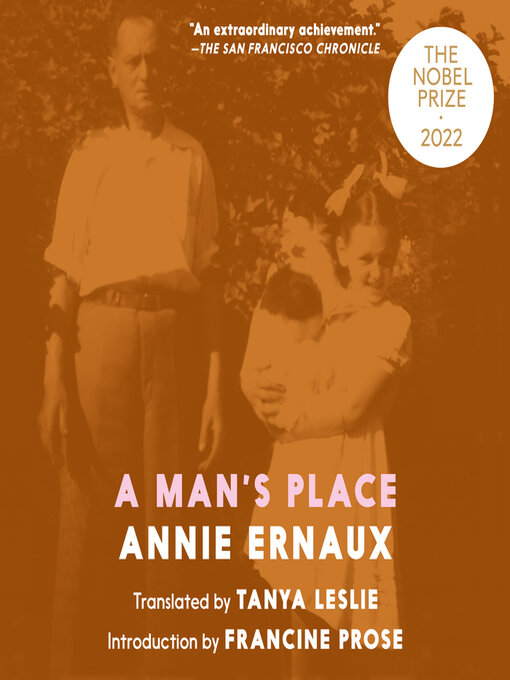 Title details for A Man's Place by Annie Ernaux - Available